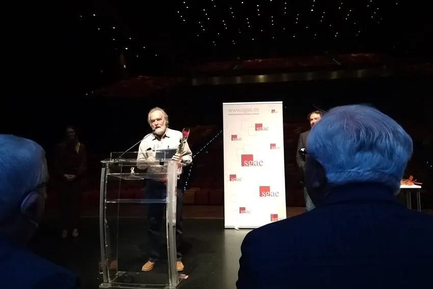 Premio de la Sgae a Gonzalo García-Pelayo y colaboradores por los primeros 50 años de carrera.
