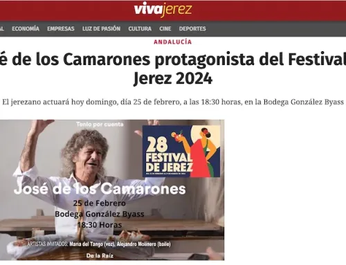 José de los Camarones protagonista del Festival de Jerez 2024